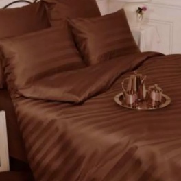 Сатин-страйп 1х1 РОМ /шоколад/240 см