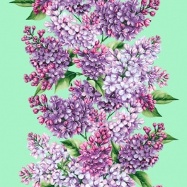 Вафельное полотно 50 см, рис.29428 вид 1 Сирень
