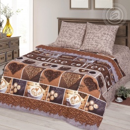 Кофемания 1,5 сп комплект бязь арт. 500